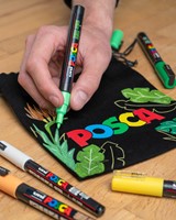 Verfstift Posca PC5M medium warm assorti set à 8 stuks-4