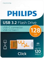 USB Stick Philips Click USB-C 128GB Sunrise Orange