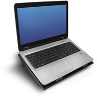 Laptopstandaard ACT 2 standen met ventilator 4-p hub-3