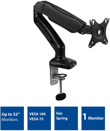 Monitorarm ACT office met gasveer 1 scherm-2