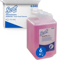 Handzeep Scott Essential foam roze 1000ml 6340