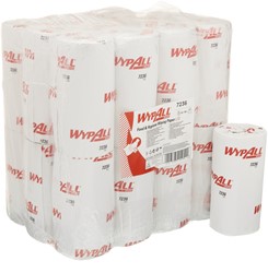 Poetsrol WypAll L10 1-laags 24cmx76m 24 stuks à 165 vel wit 7236