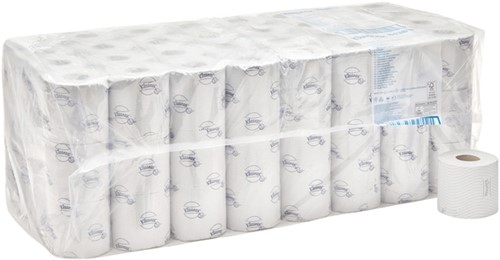 Toiletpapier Kleenex 2-laags 250vel individueel wit 8438