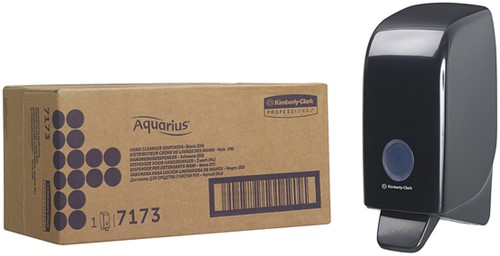 Zeepdispenser Aquarius 1 liter zwart 7173