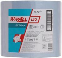 Poetsrol WypAll L10 EXTRA 1-laags 23,5cmx380m 1000 vel blauw 7472