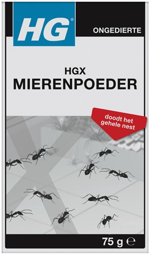 Mierenpoeder HG HGX buiten 75gram