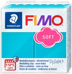 Boetseerklei Fimo soft 57 gram pepermunt