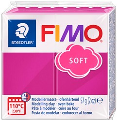 Boetseerklei Fimo soft 57 gram framboos