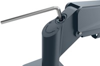 Monitorarm Leitz Ergo ruimtebesparend enkele monitorarm-3