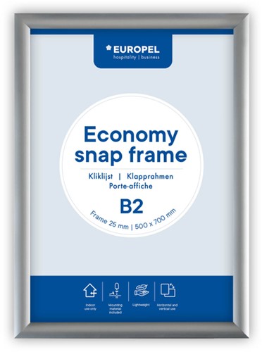 Kliklijst Europel Economy B2 zilver