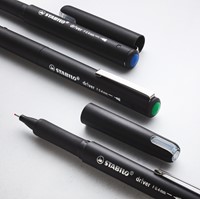 Fineliner STABILO dr!ver fijn assorti 4 stuks-2