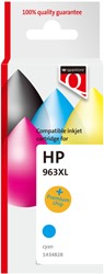 Inktcartridge Quantore alternatief tbv Hp 963XL 3JA27AE hc blauw