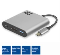 Adapter ACT USB-C multiport voor 1 HDMI monitor-1