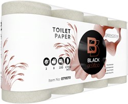 Toiletpapier BlackSatino GreenGrow CT10 3-laags 250vel naturel 079870