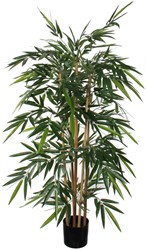 Kunstplant Mica Bamboe in plastic pot 150x75cm