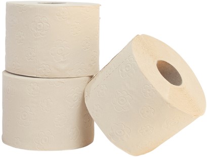 Toiletpapier The Good Roll The Panda Edition Naked bamboe 3-laags 27x250 vel naturel-2