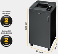 Papiervernietiger Fellowes Fortishred 3250SMC snippers 0,8x12mm-5