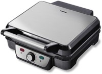 Contactgrill Inventum 1800 Watt zwart/RVS