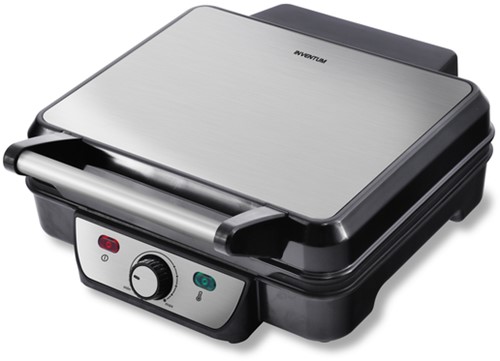 Contactgrill Inventum 1800 Watt zwart/RVS