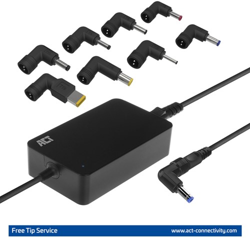 Laptop Oplader ACT Compact universeel 65W-2