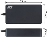 Laptop Oplader ACT Compact universeel 65W-6