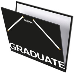 Tekenmap Canson Graduate 260x330mm zwart