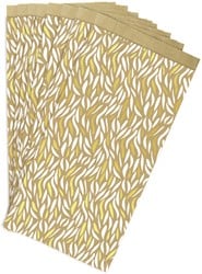 Cadeauzak Clairfontaine 12x24x4.5cm kraft golven 50 stuks
