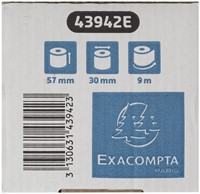 Telrol Exacompta 57mmx9m kern Ø12mm SafeContact thermisch-1