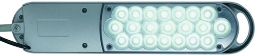 Bureaulamp MAUL Atlantic LED met tafelklem zilver-2