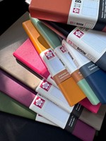 Notitieboek Sakura large 130x210mm lijn hard cover moerbei-1