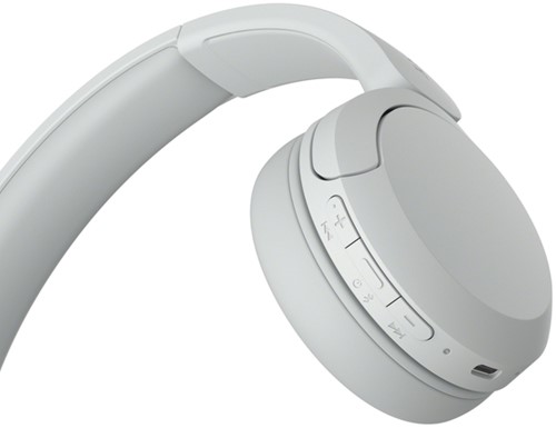 Koptelefoon Sony WHCH520 draadloos Bluetooth over ear wit-3