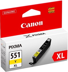 Canon CLI-551XL Y w/sec inktcartridge 1 stuk(s) Origineel Hoog (XL) rendement Geel