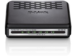 D-Link GO-SW-5G Unmanaged Gigabit Ethernet (10/100/1000) Wit