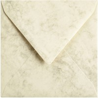 Envelop Papicolor 140x140mm marble ivoor pak à 6 stuks-2