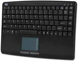 Adesso SlimTouch 410 toetsenbord USB QWERTY Amerikaans Engels Zwart