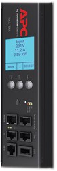 APC Rack PDU, Metered-by-Outlet with Switching, ZeroU, 16A, 230V, (21x) C13 & (3x) C19