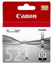 Canon CLI-521 BK inktcartridge 1 stuk(s) Origineel Zwart