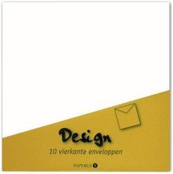 Envelop Papyrus 140x140mm wit