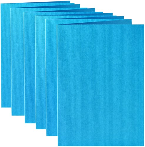Correspondentiekaart Papicolor dubbel 105x148mm hemelsblauw pak à 6 stuks-2
