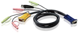 Aten 5M USB KVM Kabel met 3 in 1 SPHD en Geluid