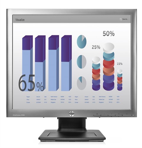 HP EliteDisplay E190i 18.9" LED Zilver computer monitor