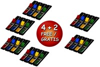 Indextabs 3M Post-it 6835 11.9x43.1mm 3+2 gratis assorti-2