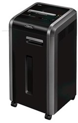 Fellowes 225I papiervernietiger Reepversnippering 24 cm Zwart, Zilver