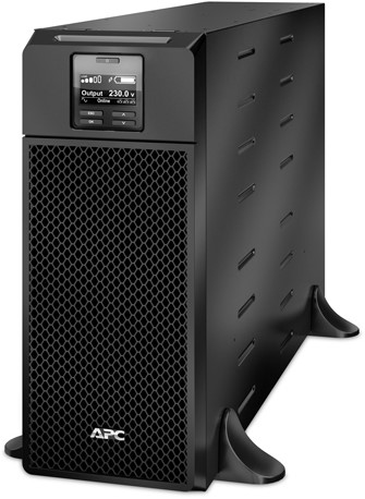 APC Smart-UPS On-Line SRT6KXLI - Noodstroomvoeding, 6x C13, 4x C19, hardwire 1 fase uitgang, Embedded NMC, Tower, 6000VA