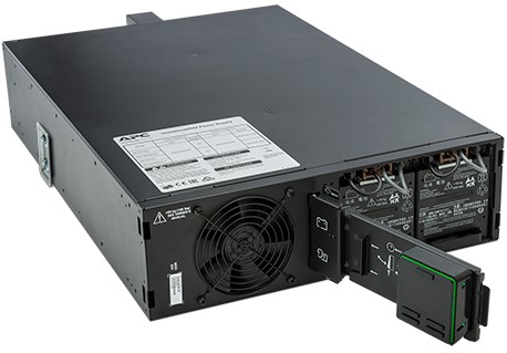 APC Smart-UPS On-Line 5000VA noodstroomvoeding hardwire 1 fase uitgang, rackmountable, Embedded NMC, 208V/230V-3