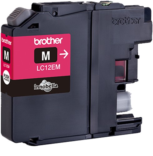 Brother LC-12EM inktcartridge 1 stuk(s) Origineel Magenta