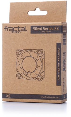Fractal Design Silent Series R3 40mm Computer behuizing Ventilator 4 cm Zwart, Wit-3