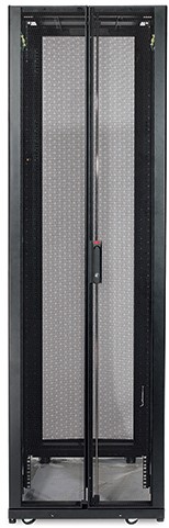 APC NetShelter SX 42U 600mm(b) x 1070mm(d) 19" IT rack, behuizing met zijpanelen, zwart, Shock Packaging-2