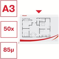 Showtas Esselte PP A3 11-gaats dwars 50 stuks-5