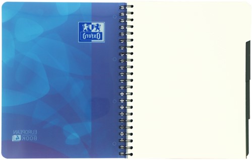 Projectboek Oxford School A4+ lijn 4-gaats 240 pagina's 80gr blauw-3
